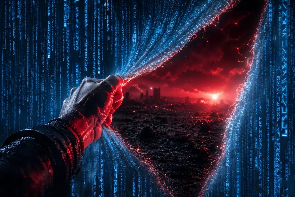 The awakening tearing through the veil over Mearth.